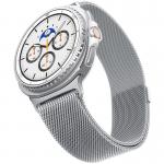 Curea Spigen Metal Fit compatibila cu Samsung Galaxy Watch 8 40/44/46mm, Silver 4 - lerato.ro